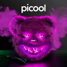 🐻💡 BearGlow™ – La máscara de oso LED que enciende tu Halloween + ENVIO GRATIS